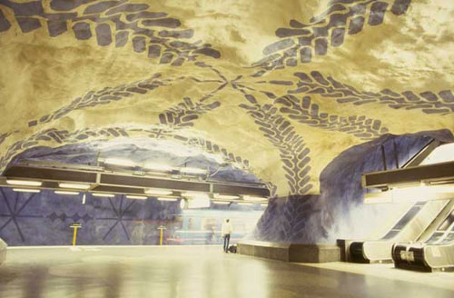 Stacja metra w Sztokholmie